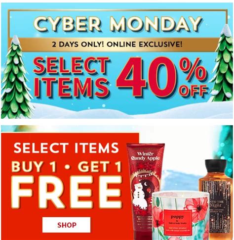 bath and body cyber monday|More.